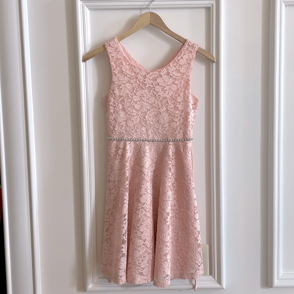 Pretty pink dress for girls :)